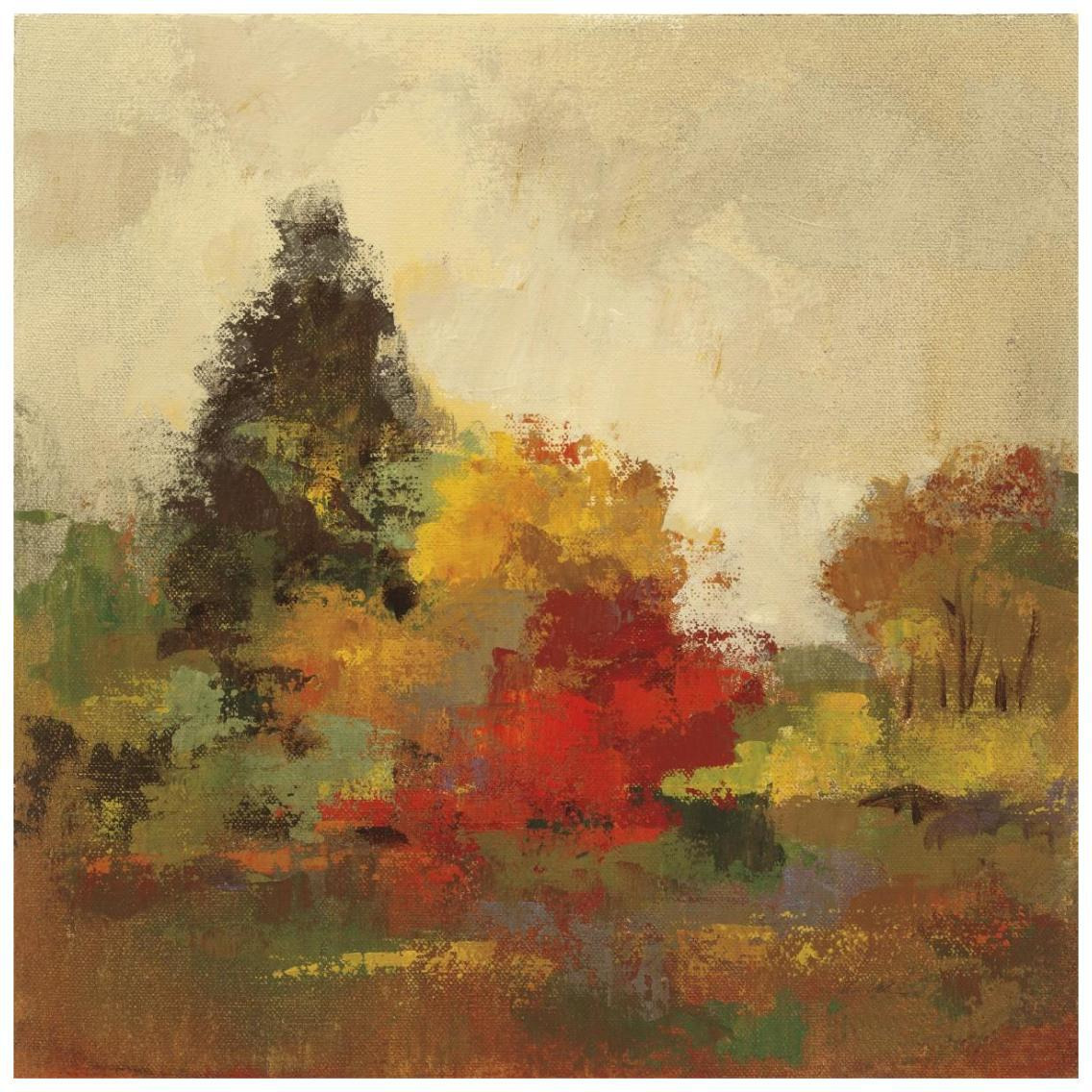 Fall Forest I -Paper Art-26&quotx26"