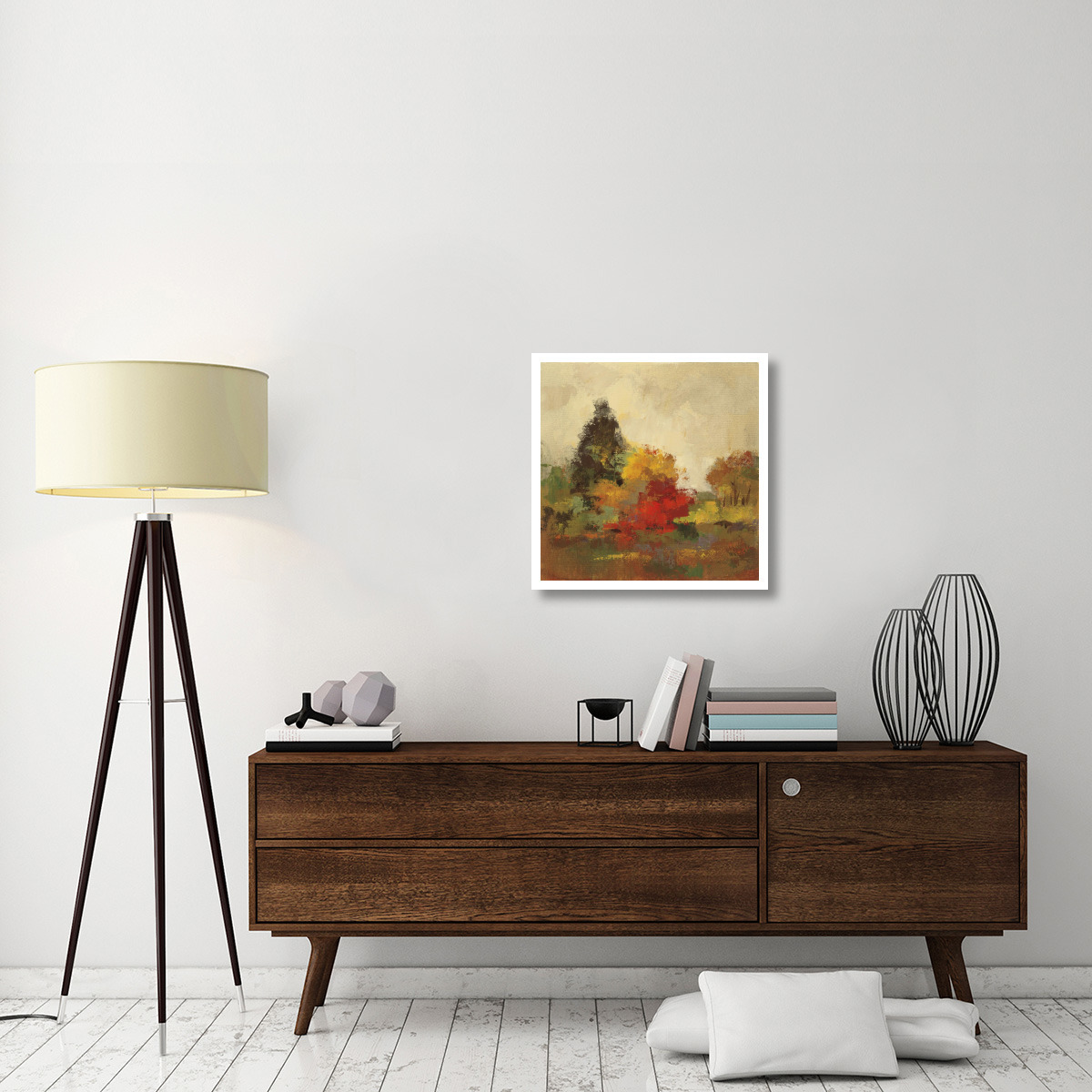 Fall Forest I -Paper Art-26&quotx26"