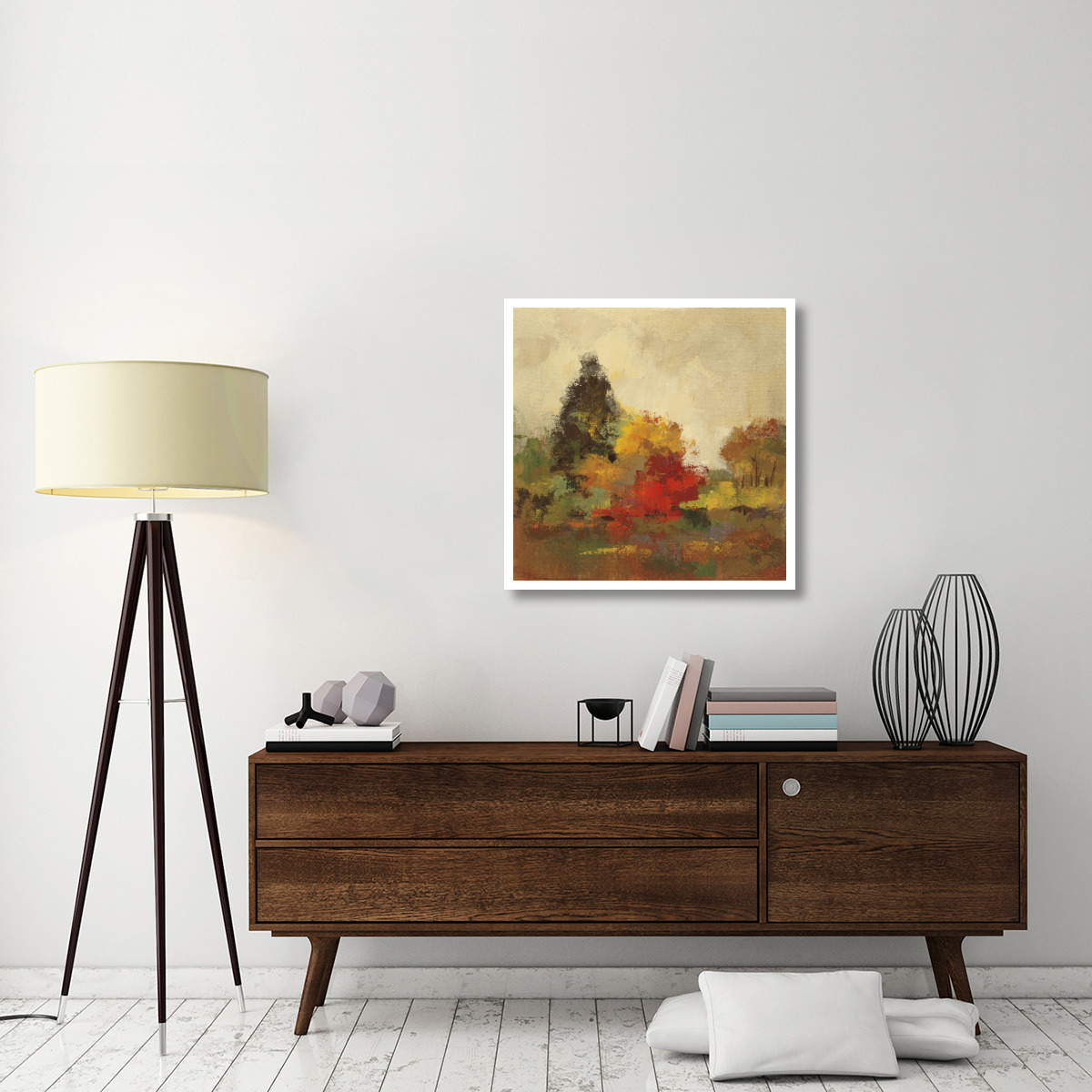 Fall Forest I -Paper Art-32&quotx32"