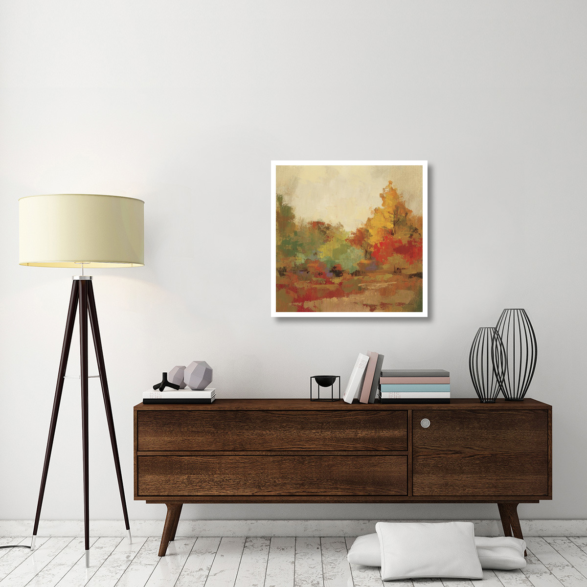 Fall Forest II -Paper Art-32&quotx32"