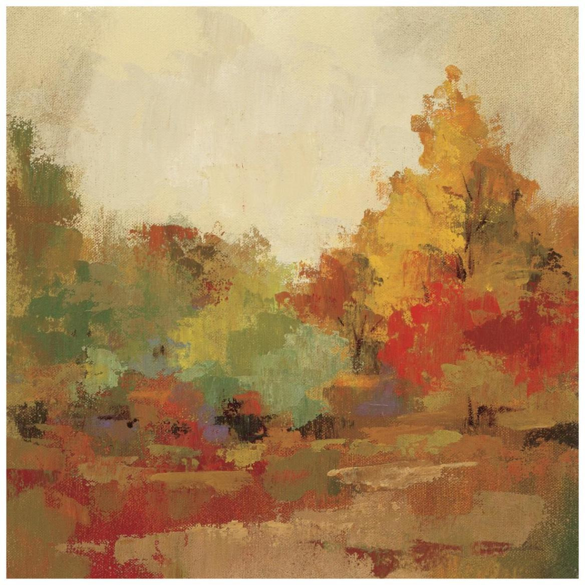 Fall Forest II -Paper Art-42&quotx42"