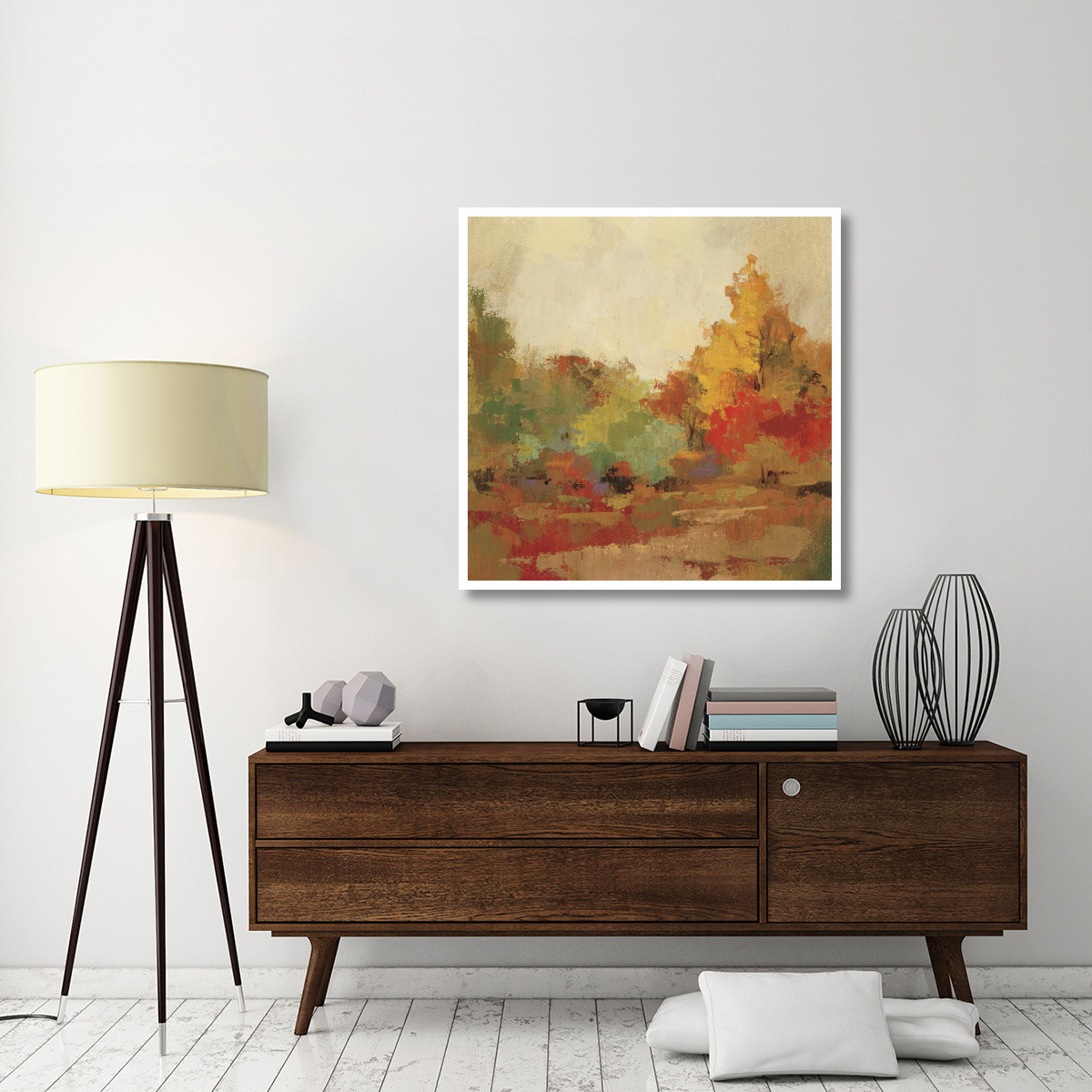 Fall Forest II -Paper Art-42&quotx42"