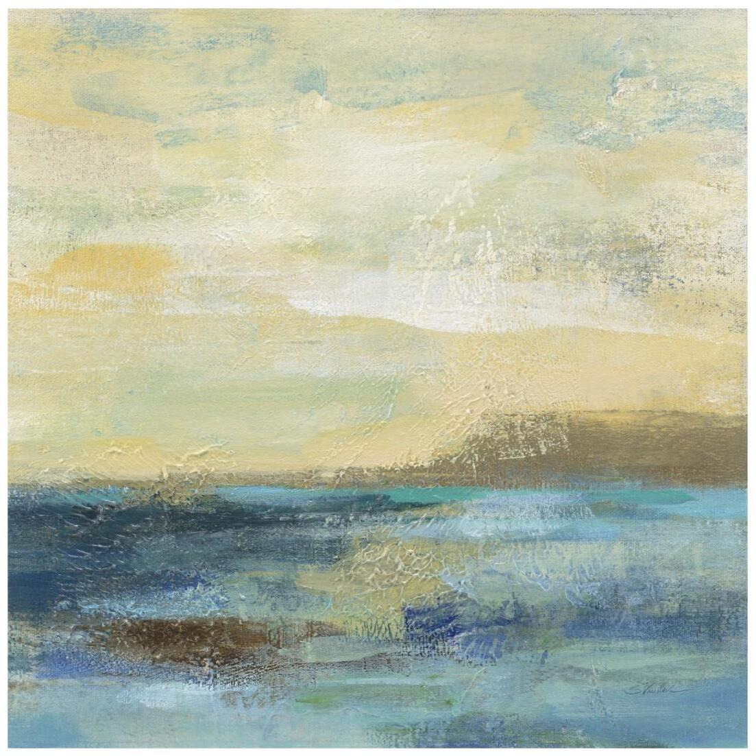 Sunset Beach II -Paper Art-20&quotx20"