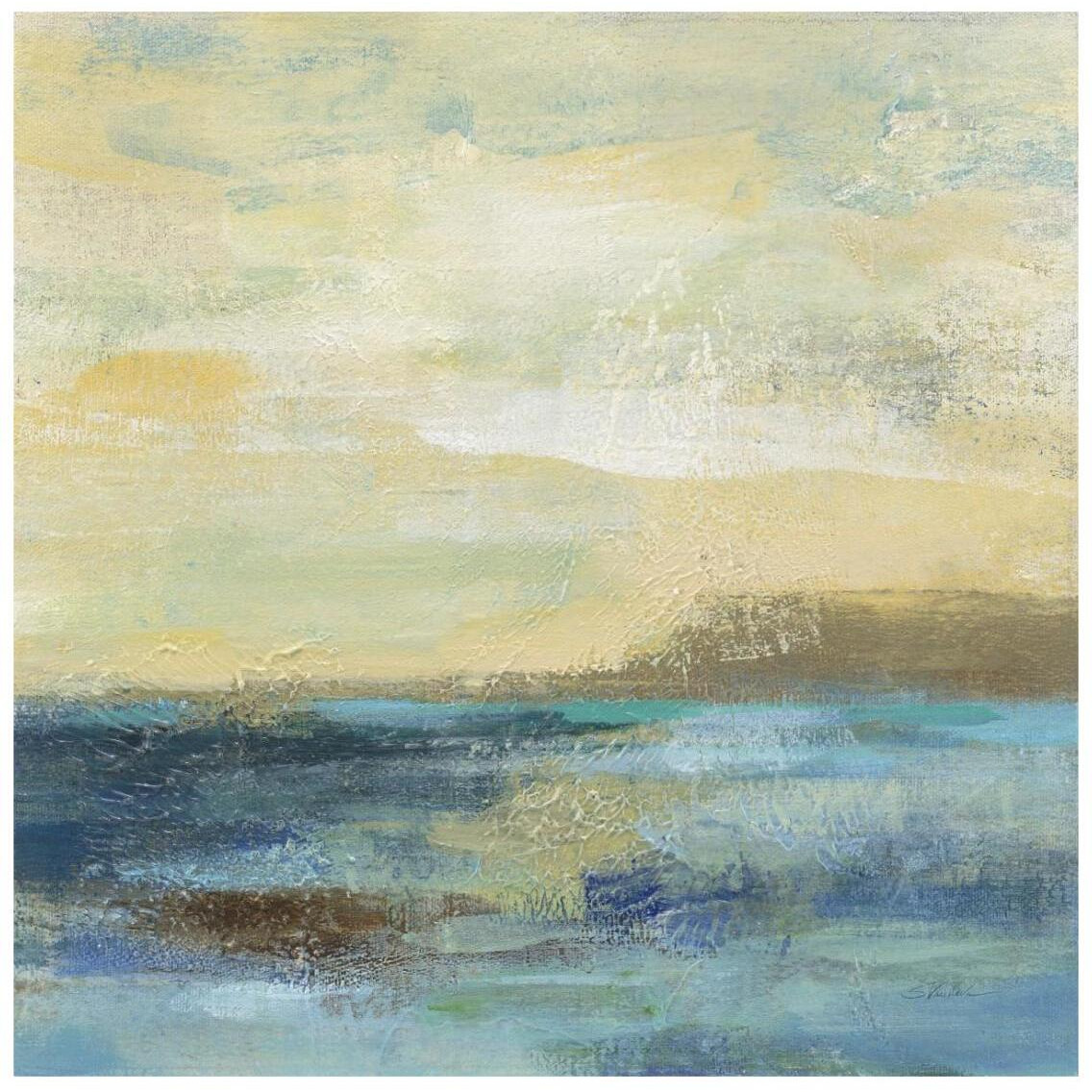 Sunset Beach II -Paper Art-26&quotx26"