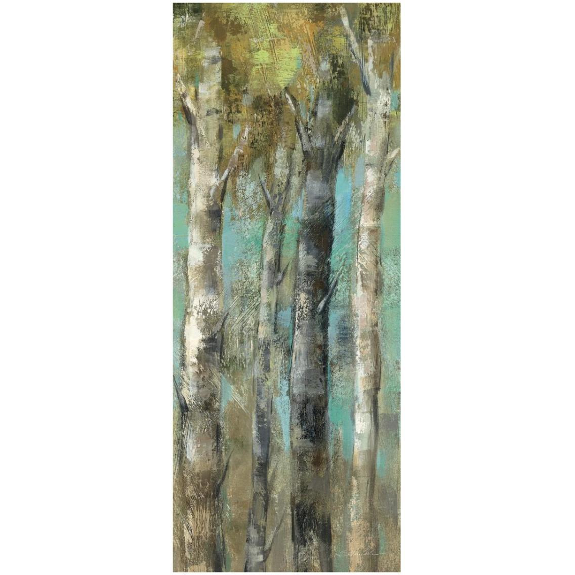 April Birch Forest Panel -Paper Art-14&quotx32"