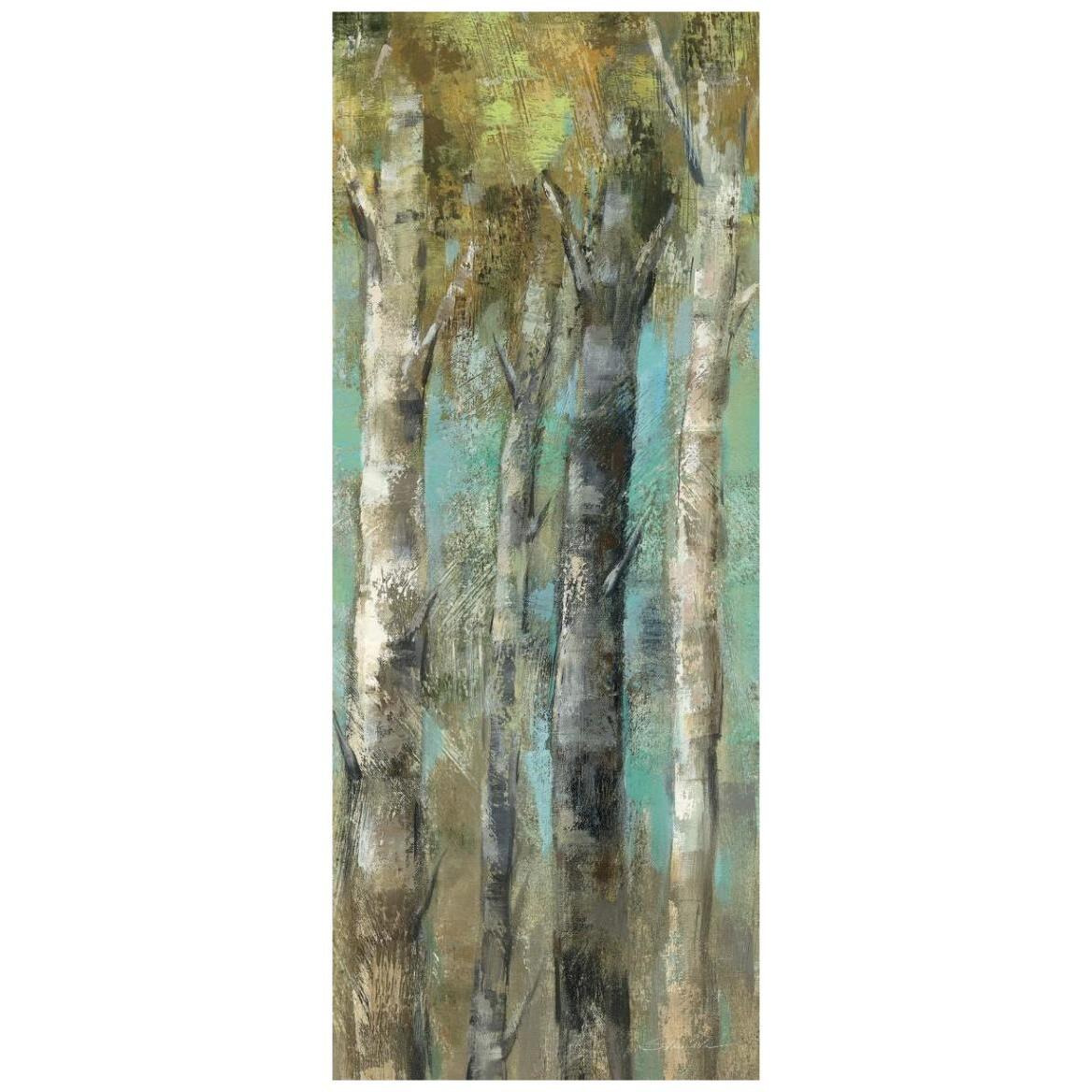 April Birch Forest Panel -Paper Art-18&quotx42"