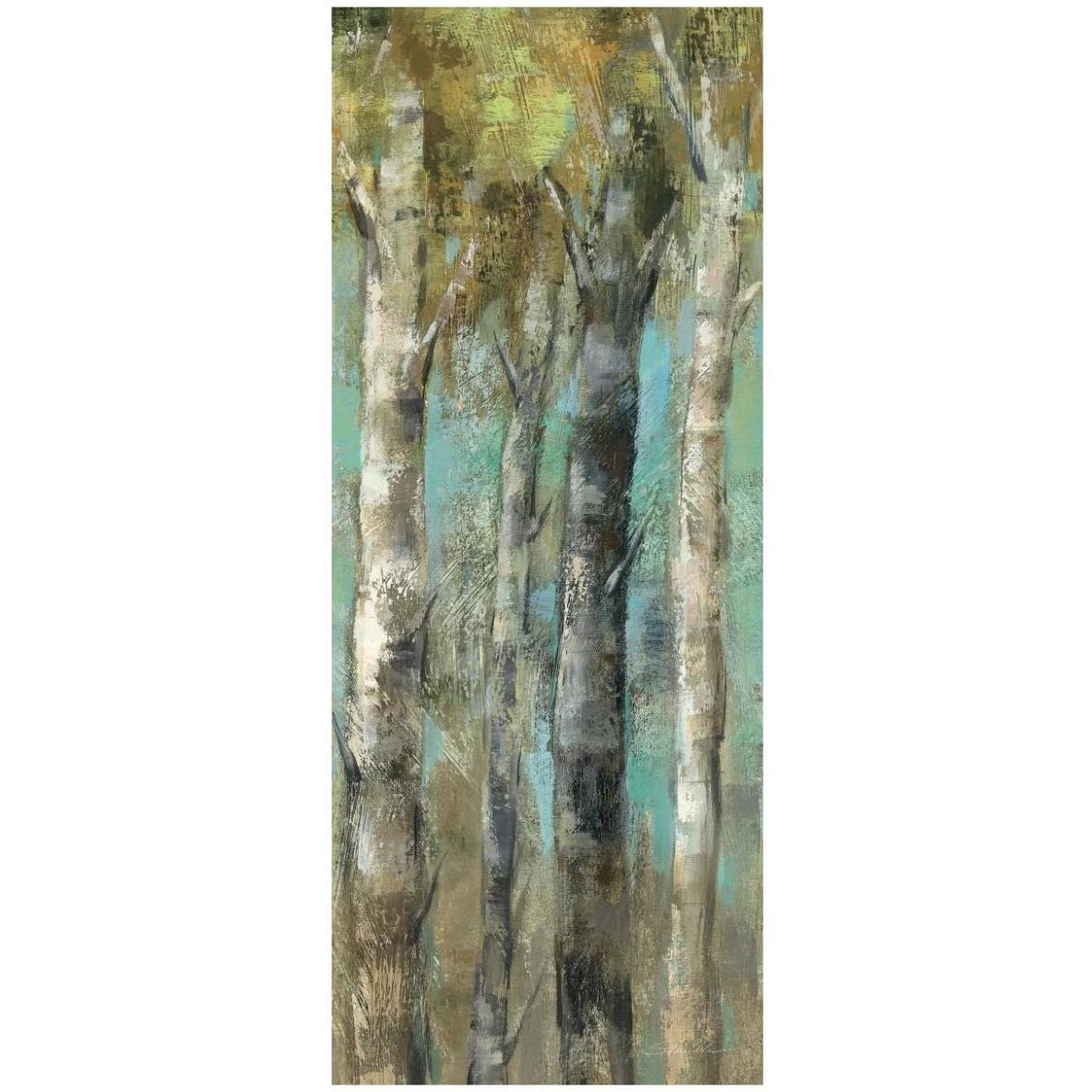 April Birch Forest Panel -Paper Art-32&quotx77"