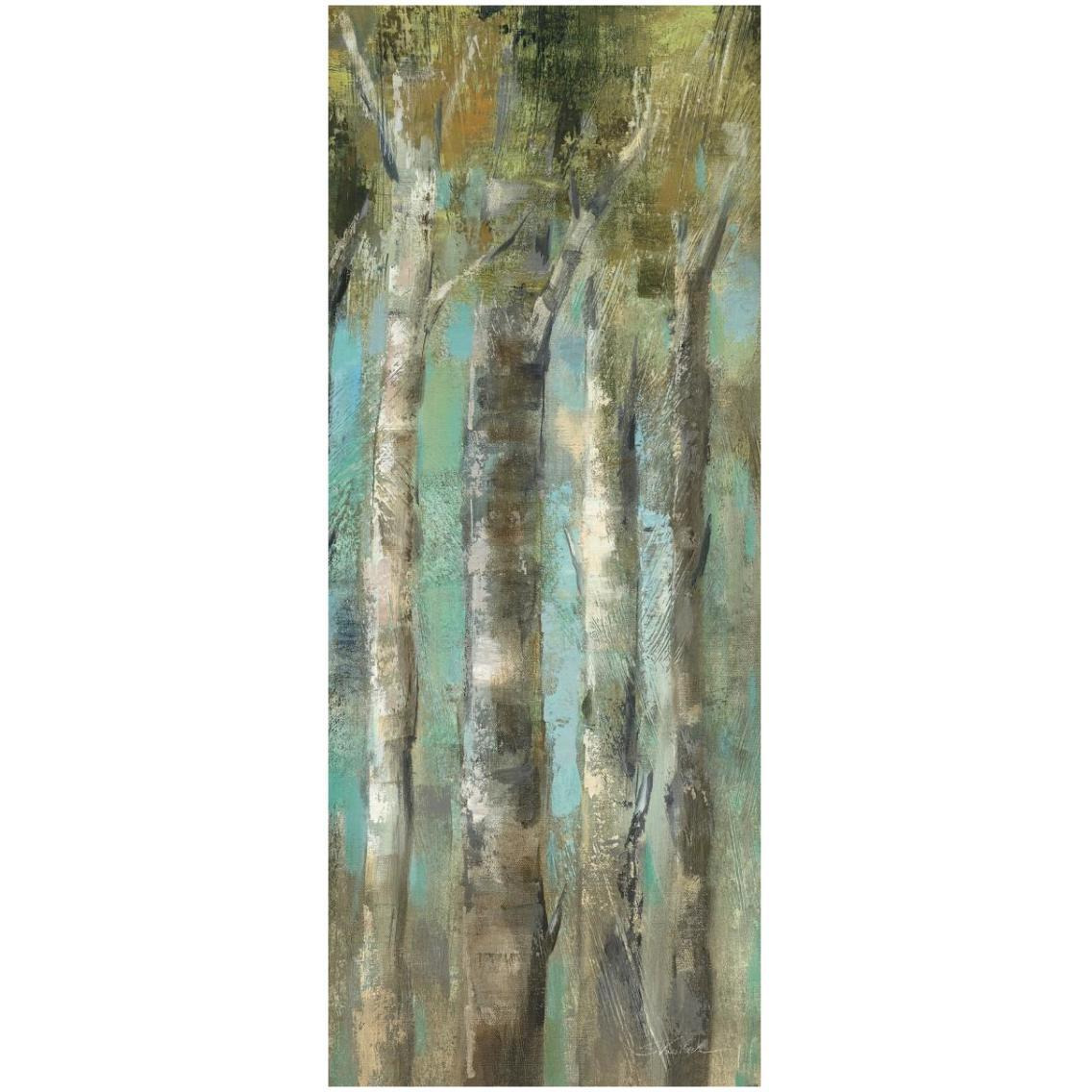 April Birch Forest Panel II -Paper Art-14&quotx32"