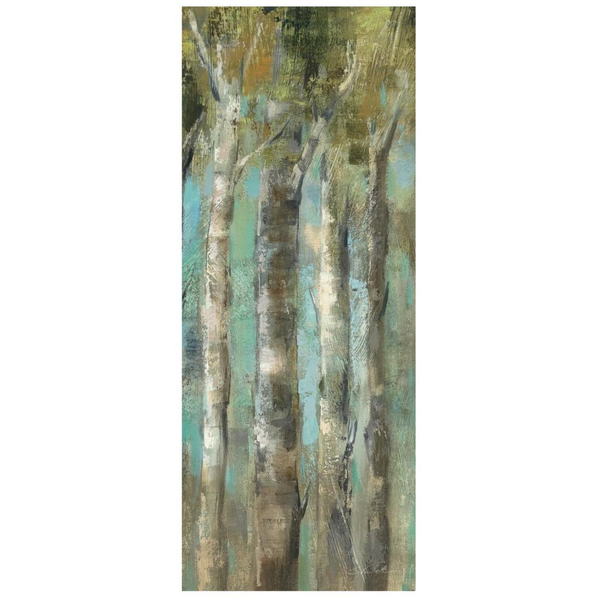 April Birch Forest Panel II -Paper Art-18&quotx42"
