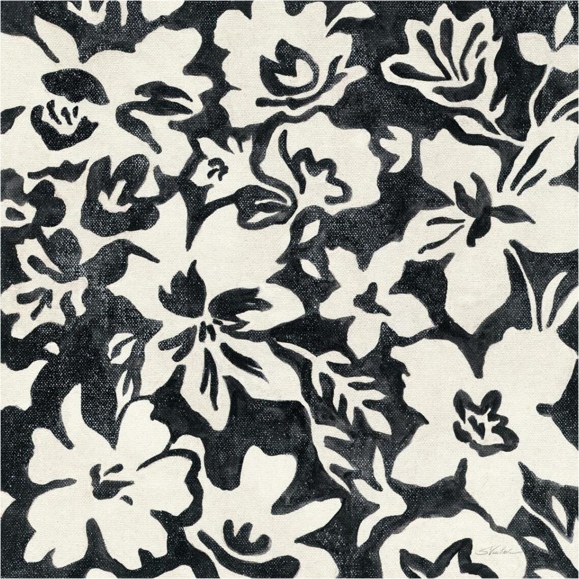 Chalkboard Floral I -Paper Art-38&quotx38"
