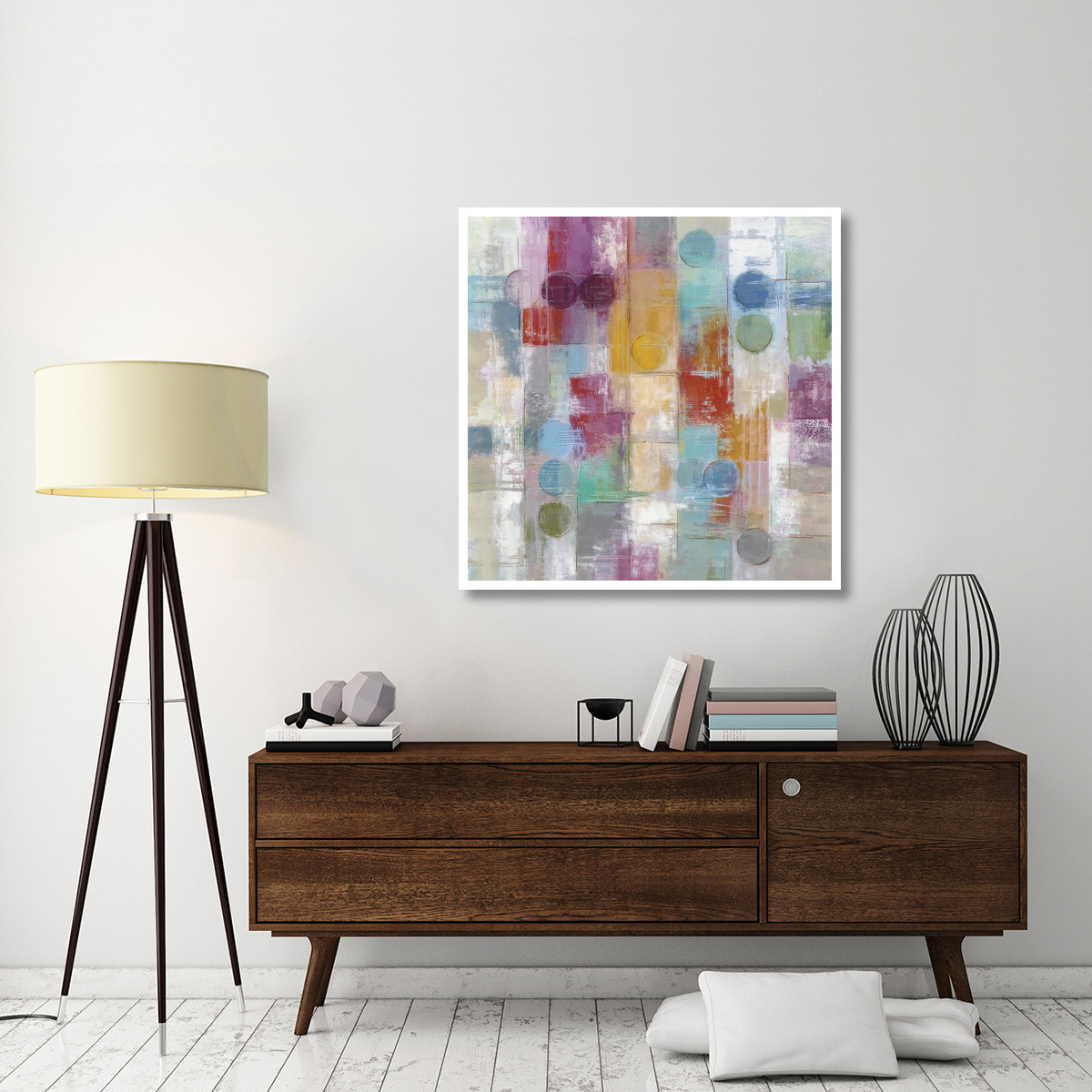 Summer Rain -Paper Art-42&quotx42"