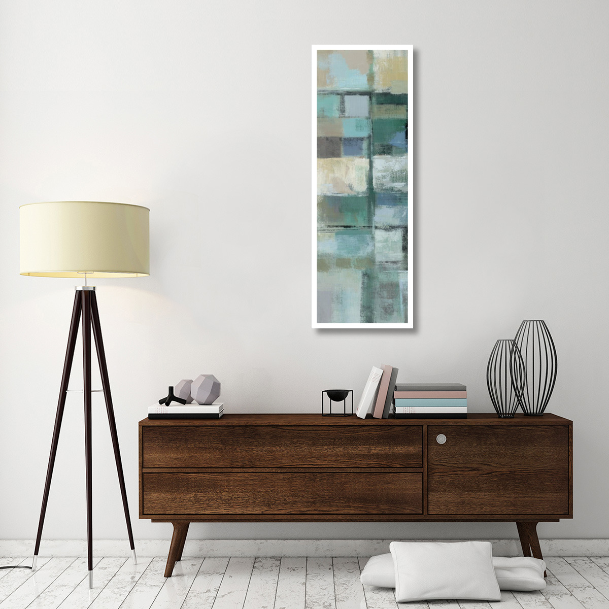 Island Hues Panel II -Paper Art-20&quotx56"