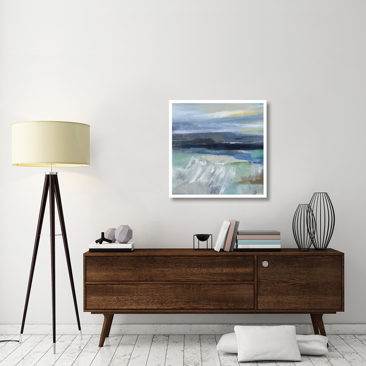 Waves Crop I -Paper Art-32&quotx32"