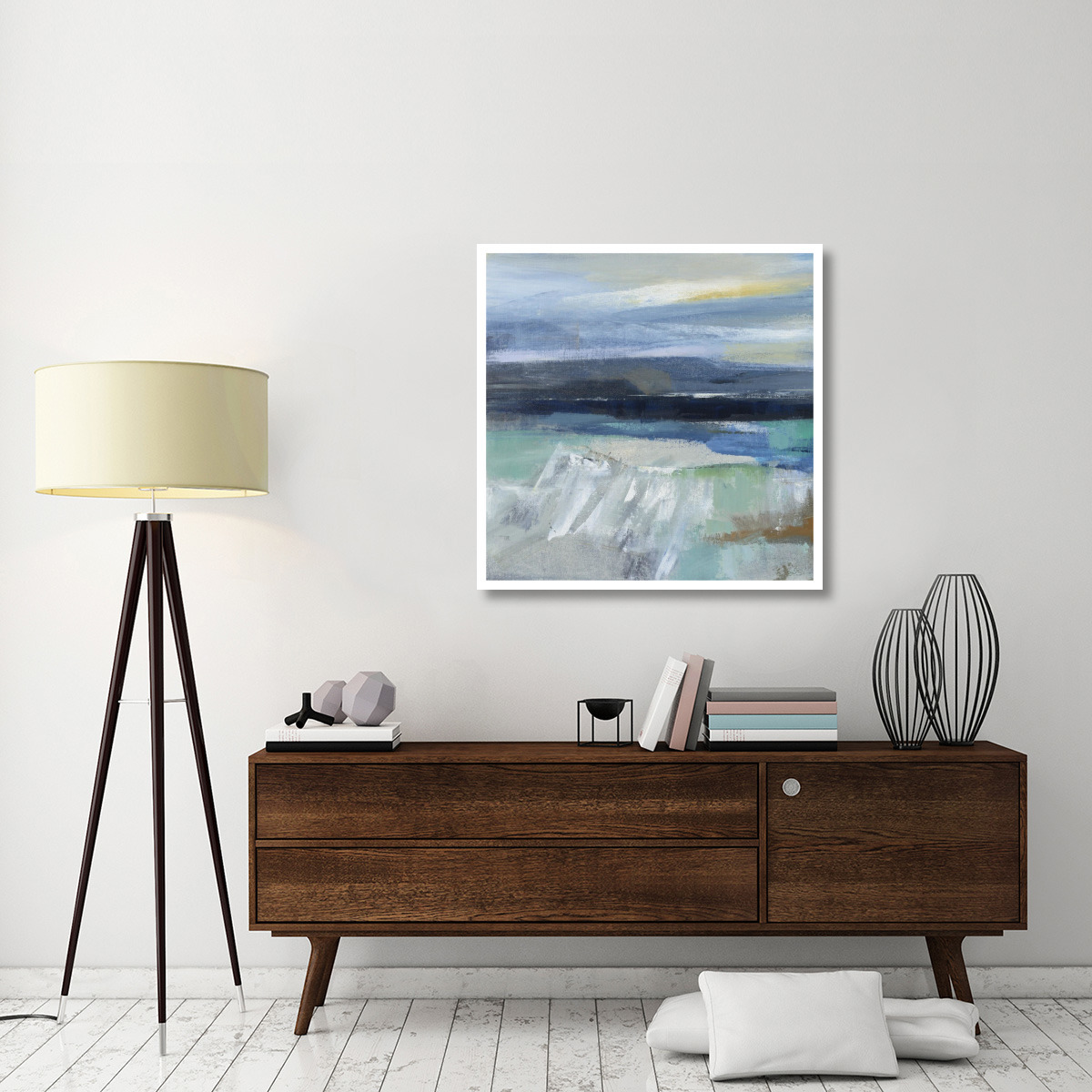 Waves Crop I -Paper Art-38&quotx38"