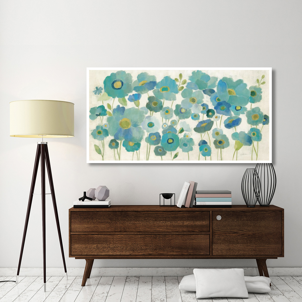 Floral Lace -Paper Art-74&quotx38"
