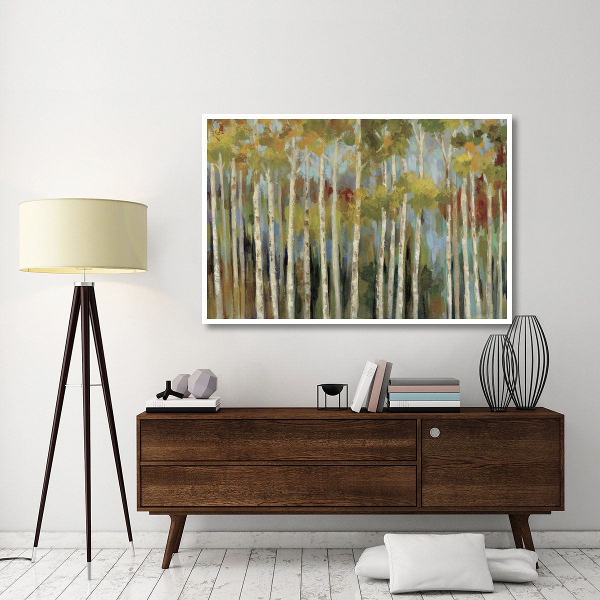 Young Forest III -Paper Art-62&quotx42"