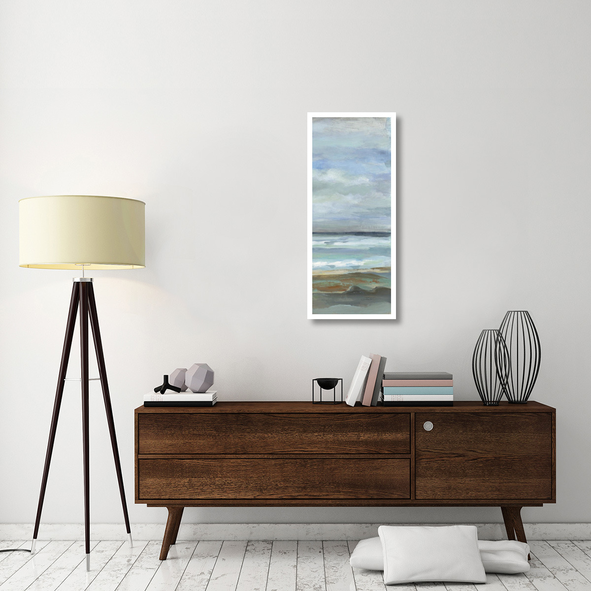 Seashore IV -Paper Art-18&quotx42"