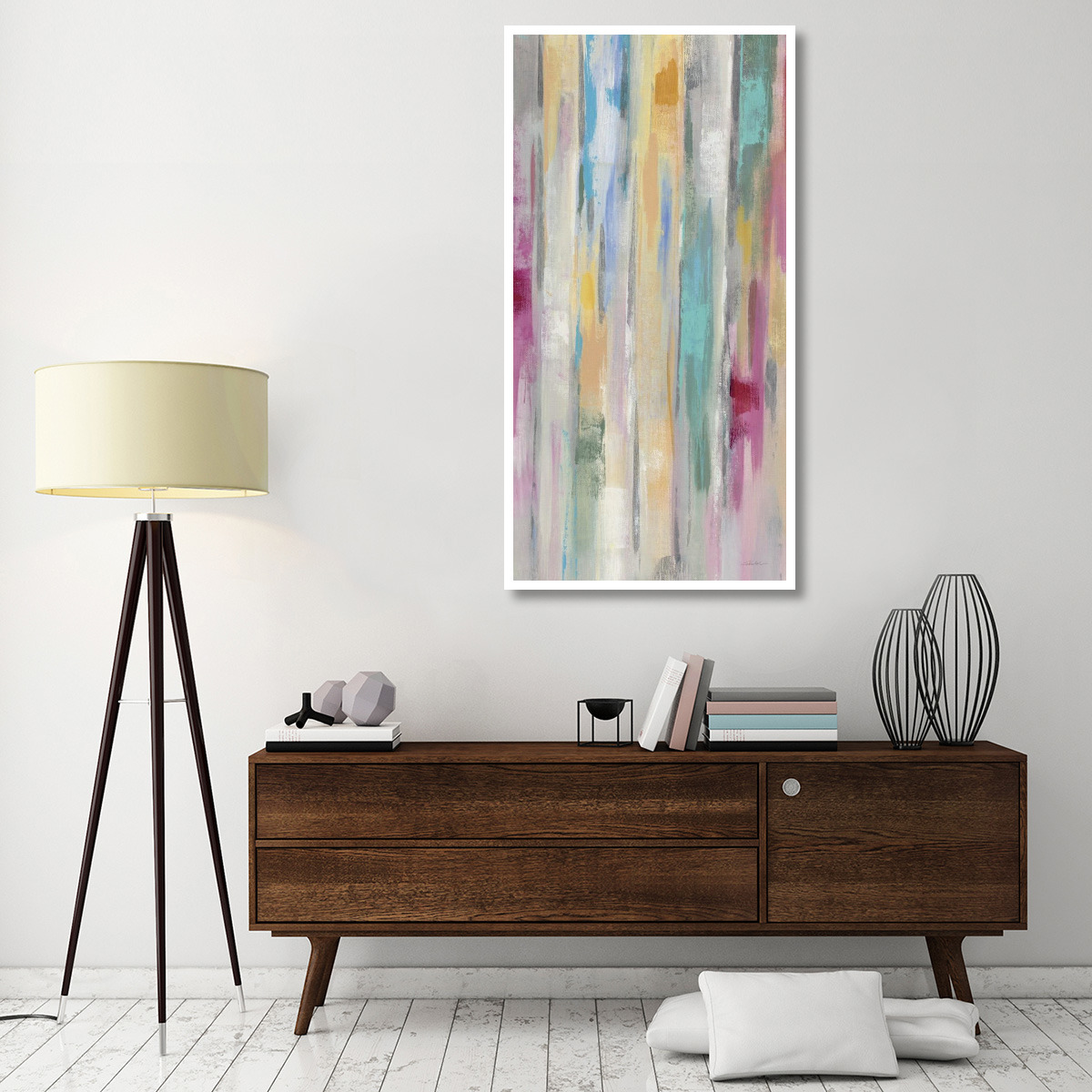 Spring Window III -Paper Art-32&quotx62"