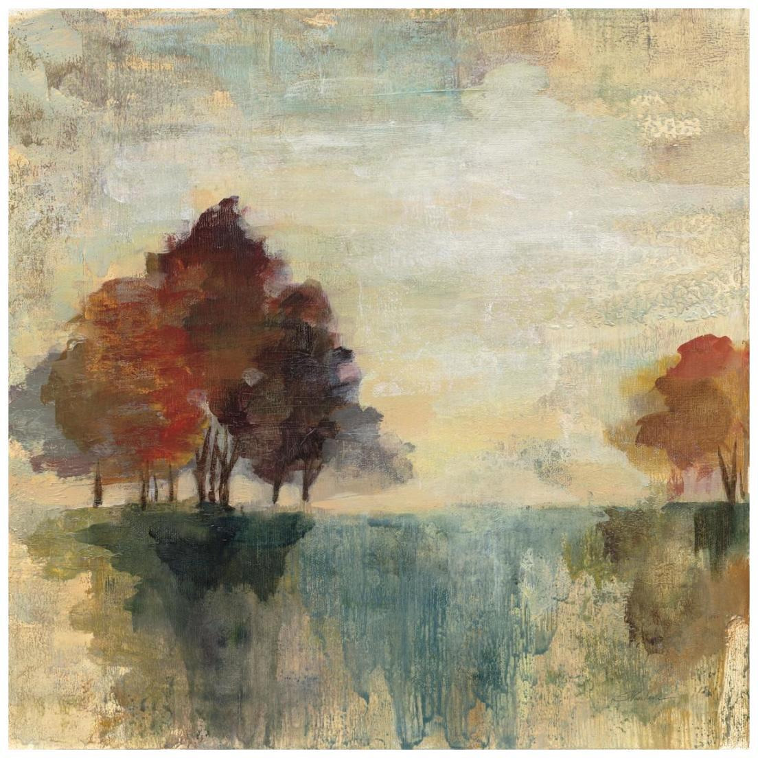 Landscape Monotype II -Paper Art-20&quotx20"
