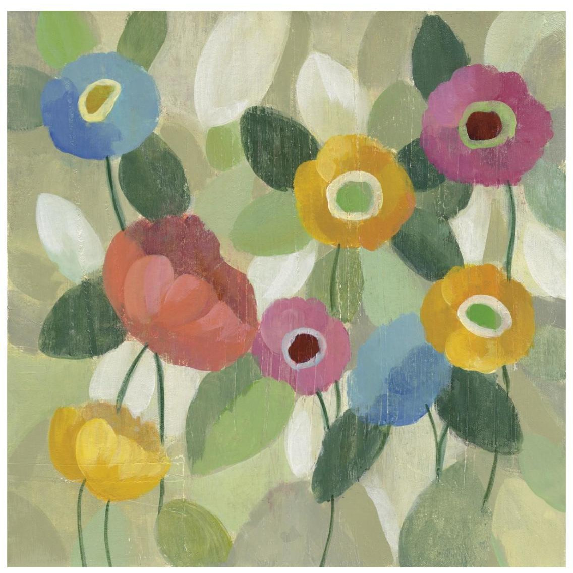 Fairy Tale Flowers II -Paper Art-26&quotx26"