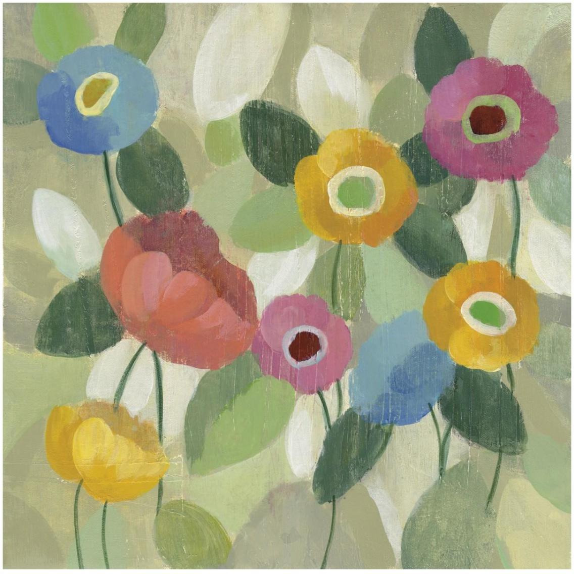 Fairy Tale Flowers II -Paper Art-32&quotx32"