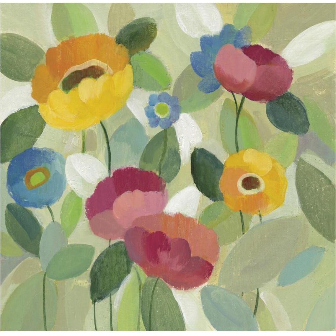 Fairy Tale Flowers III -Paper Art-38&quotx38"