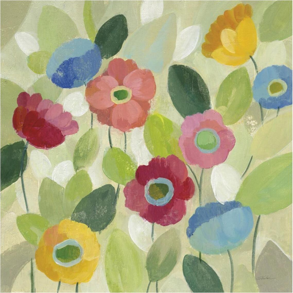 Fairy Tale Flowers IV -Paper Art-38&quotx38"