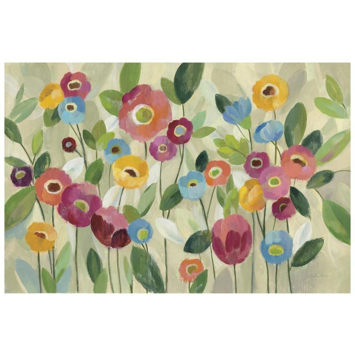 Fairy Tale Flowers V -Paper Art-26&quotx18"