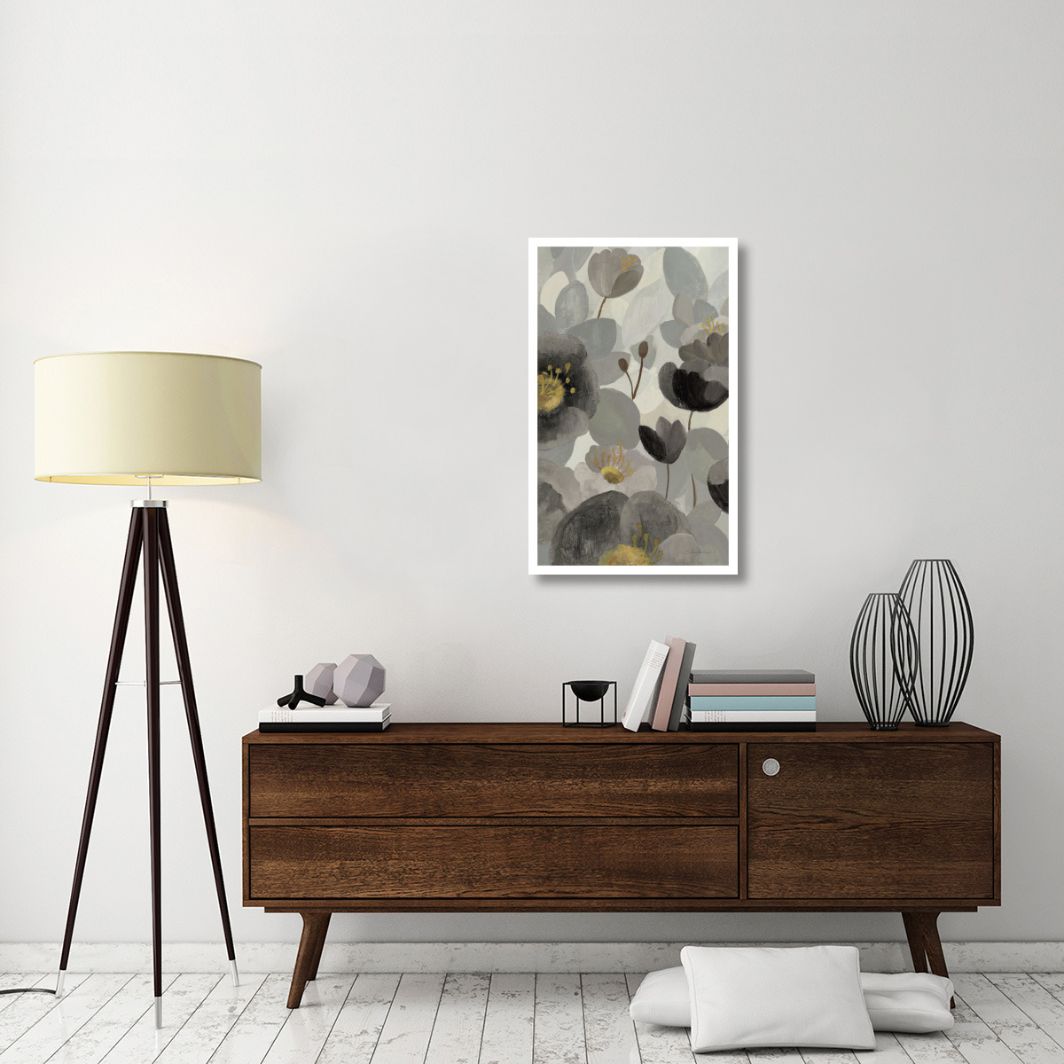 Morning Bloom Greige II -Paper Art-23.6&quotx38"