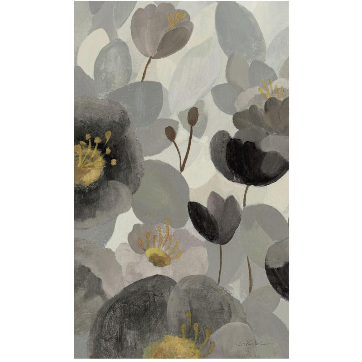 Morning Bloom Greige II -Paper Art-28.4&quotx46"