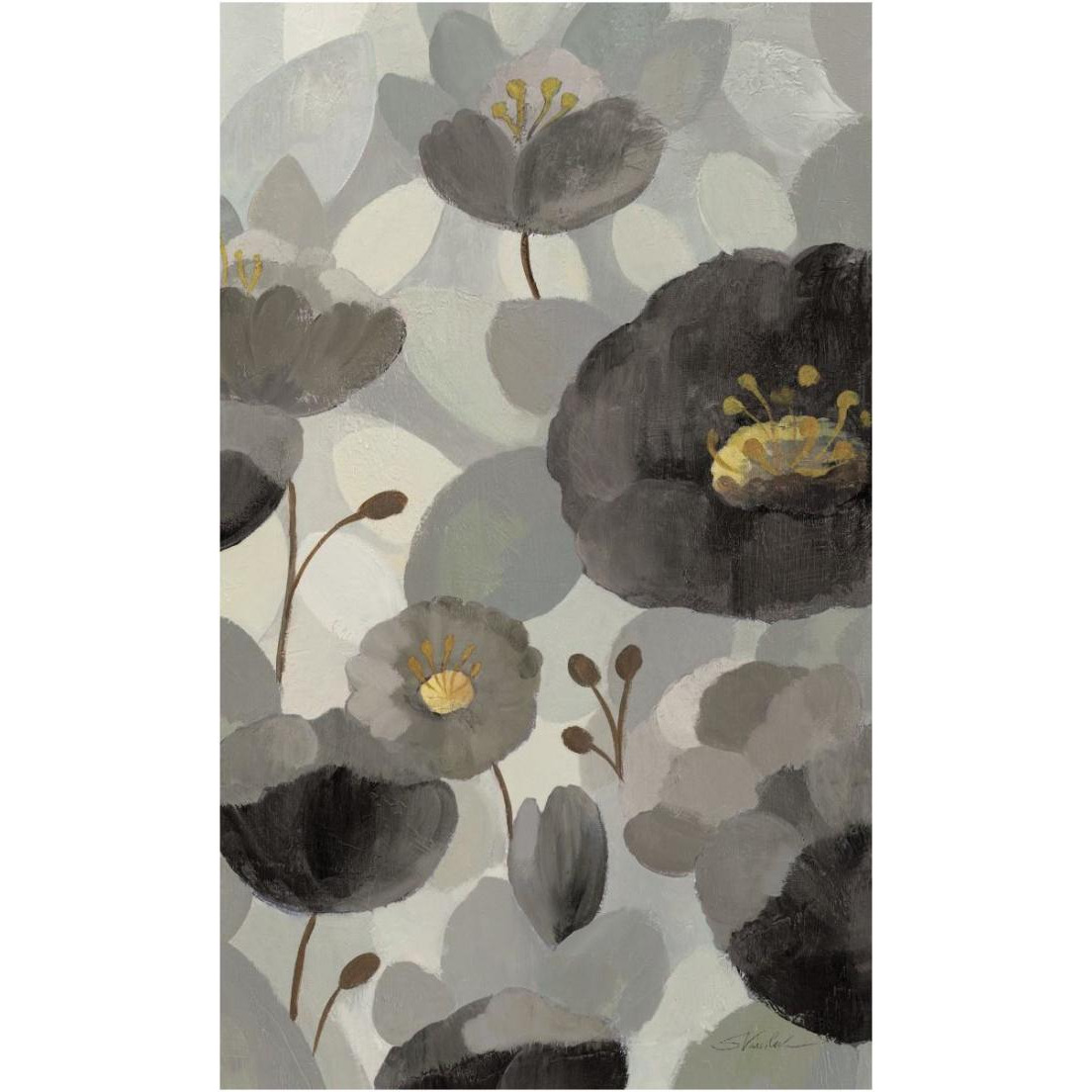 Morning Bloom Greige III -Paper Art-15.2&quotx24"