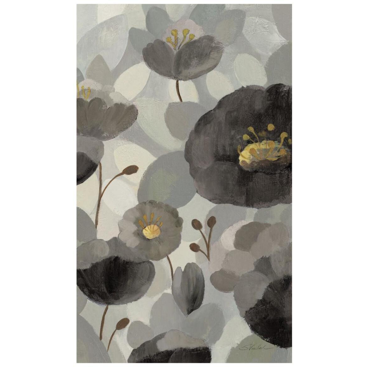 Morning Bloom Greige III -Paper Art-26&quotx42"