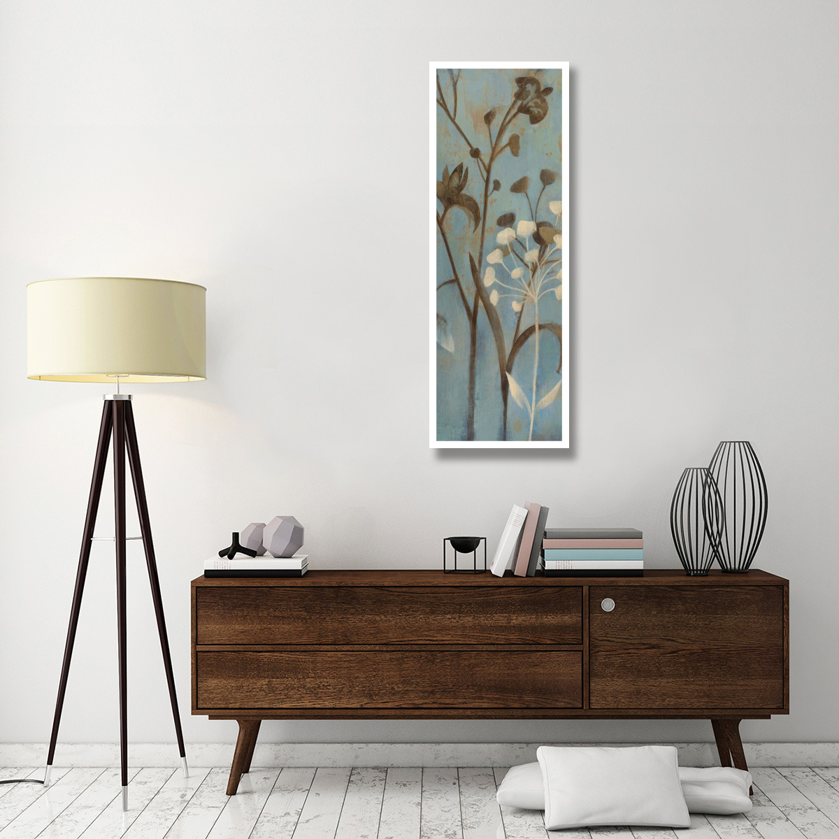 Branches in Turquoise I -Paper Art-20&quotx56"
