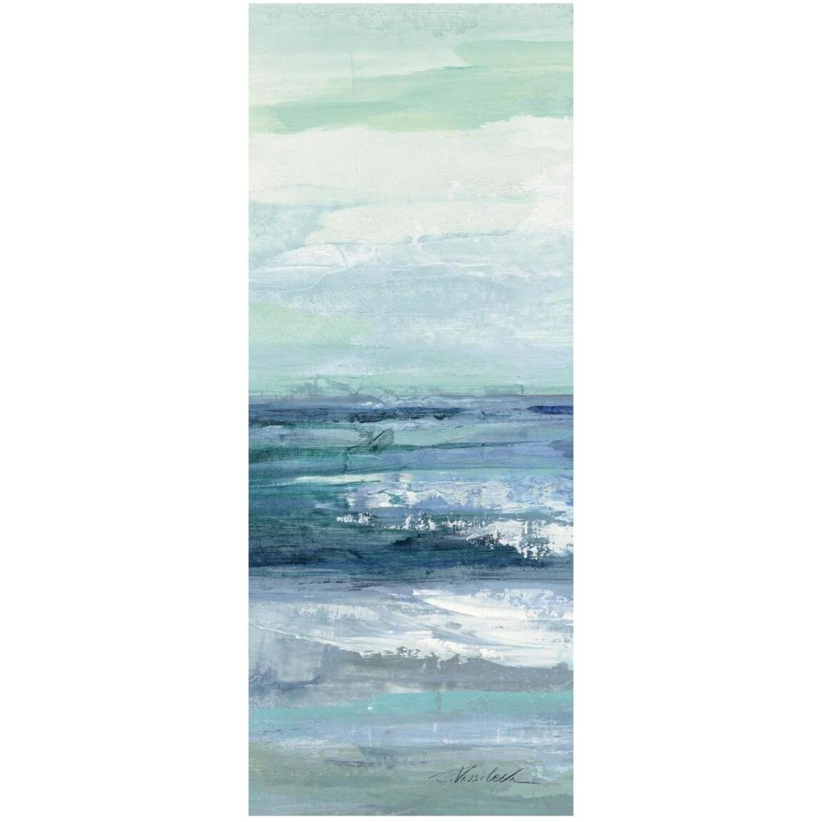 Tide - Panel I Crop -Paper Art-18&quotx42"