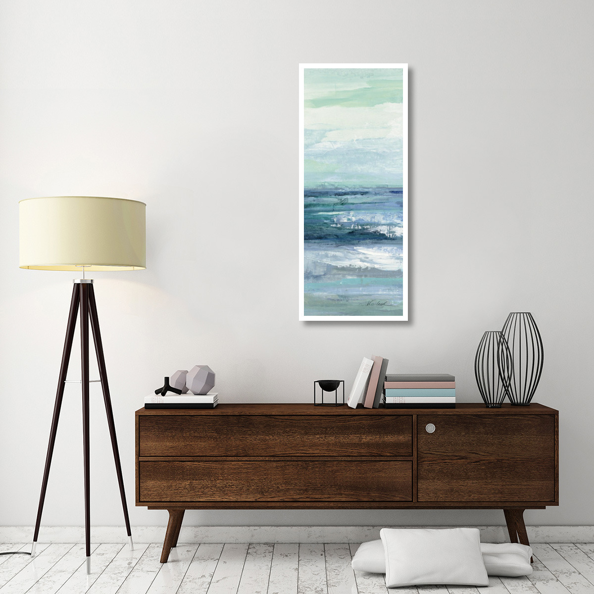 Tide - Panel I Crop -Paper Art-22&quotx52"