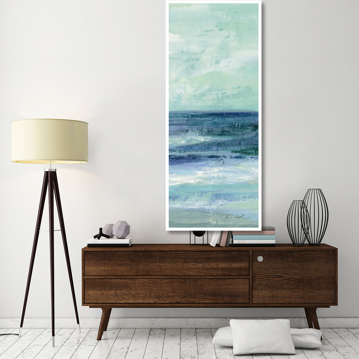 Tide - Panel II Crop -Paper Art-32&quotx77"