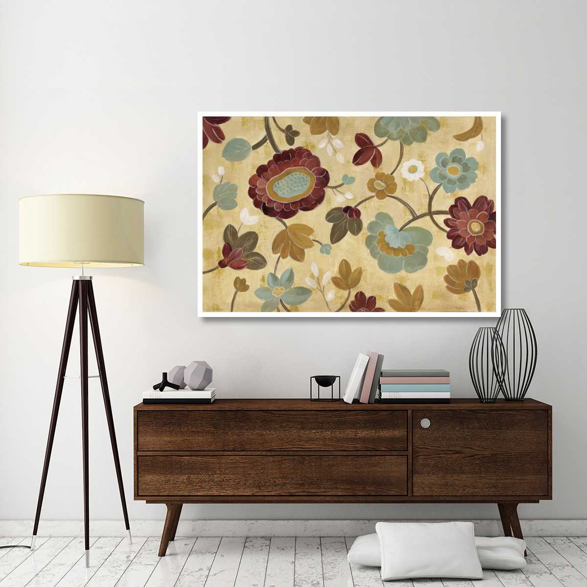 Arts and Crafts Garden I -Paper Art-62&quotx42"