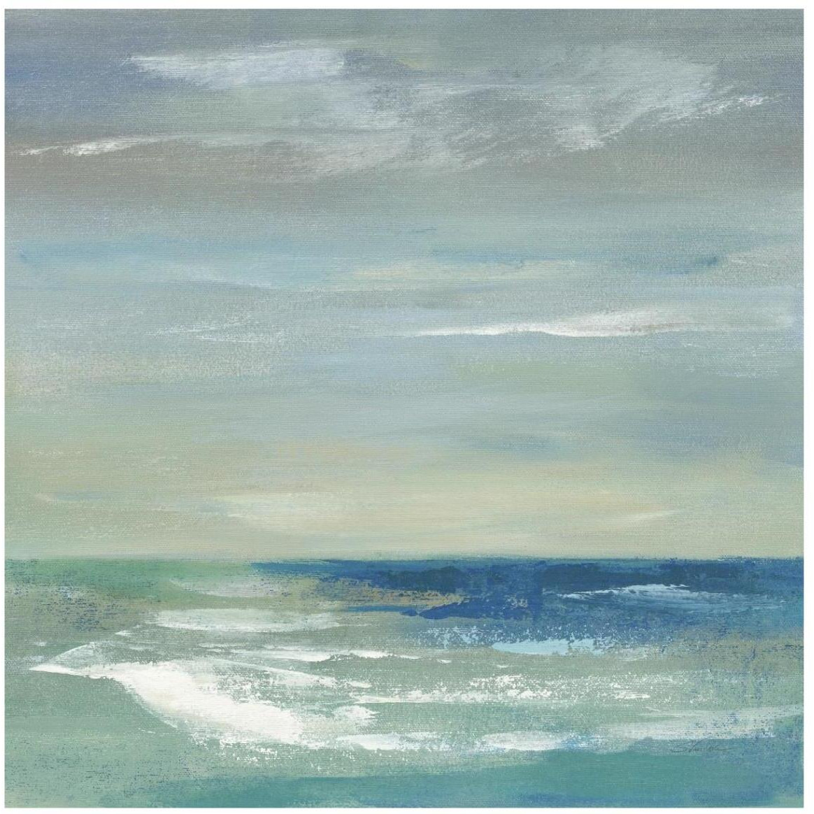 Early Morning Waves I -Paper Art-42&quotx42"
