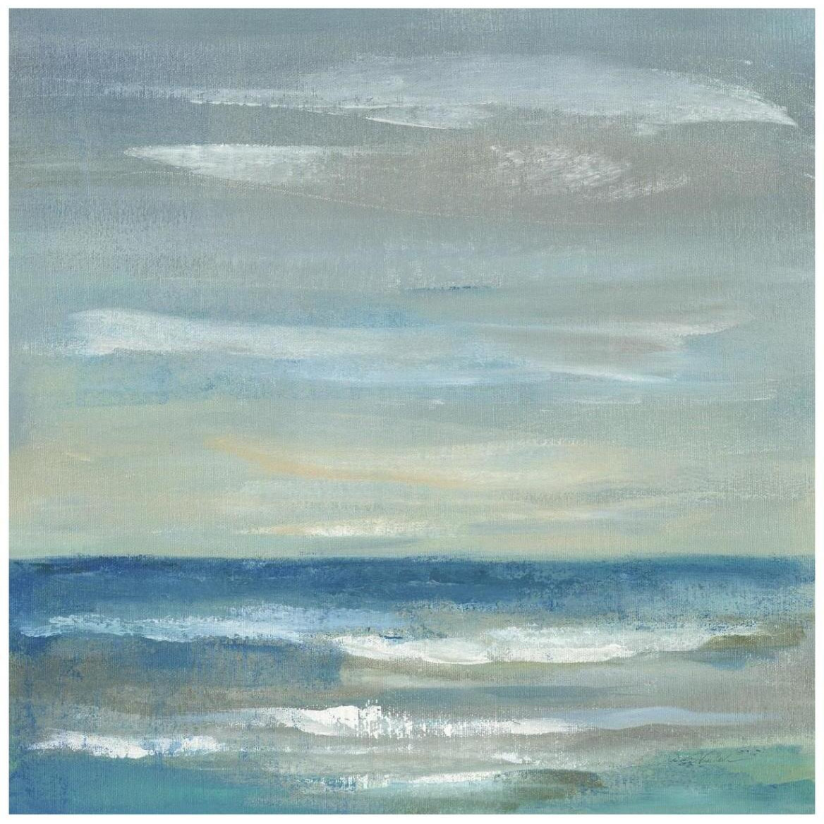 Early Morning Waves II -Paper Art-42&quotx42"