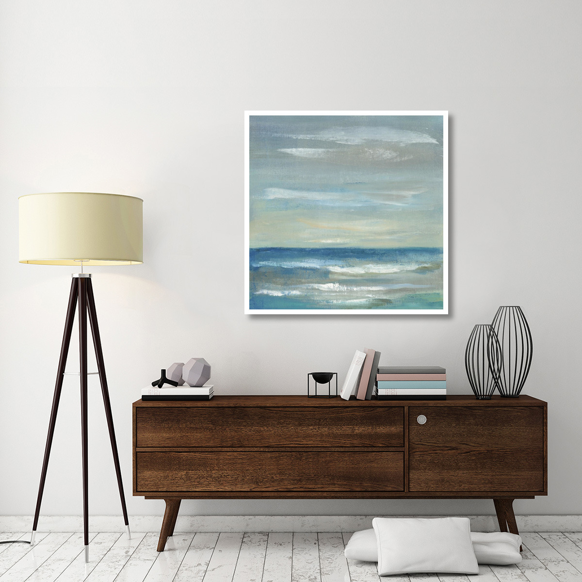 Early Morning Waves II -Paper Art-42&quotx42"