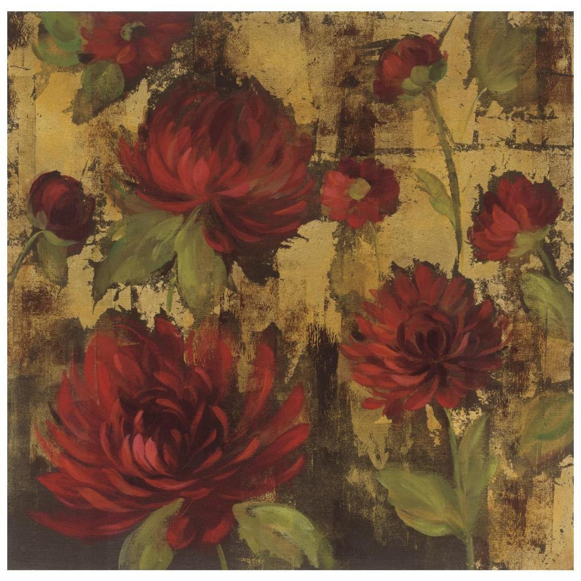 Majestic Dahlias I -Paper Art-26&quotx26"