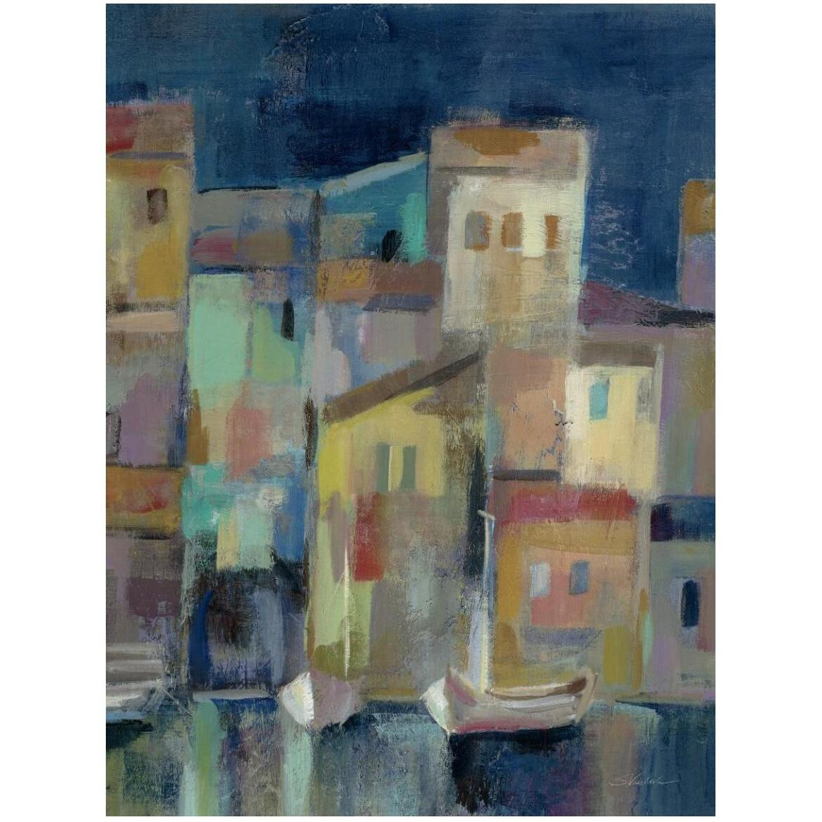Evening I Port III -Paper Art-38&quotx50"