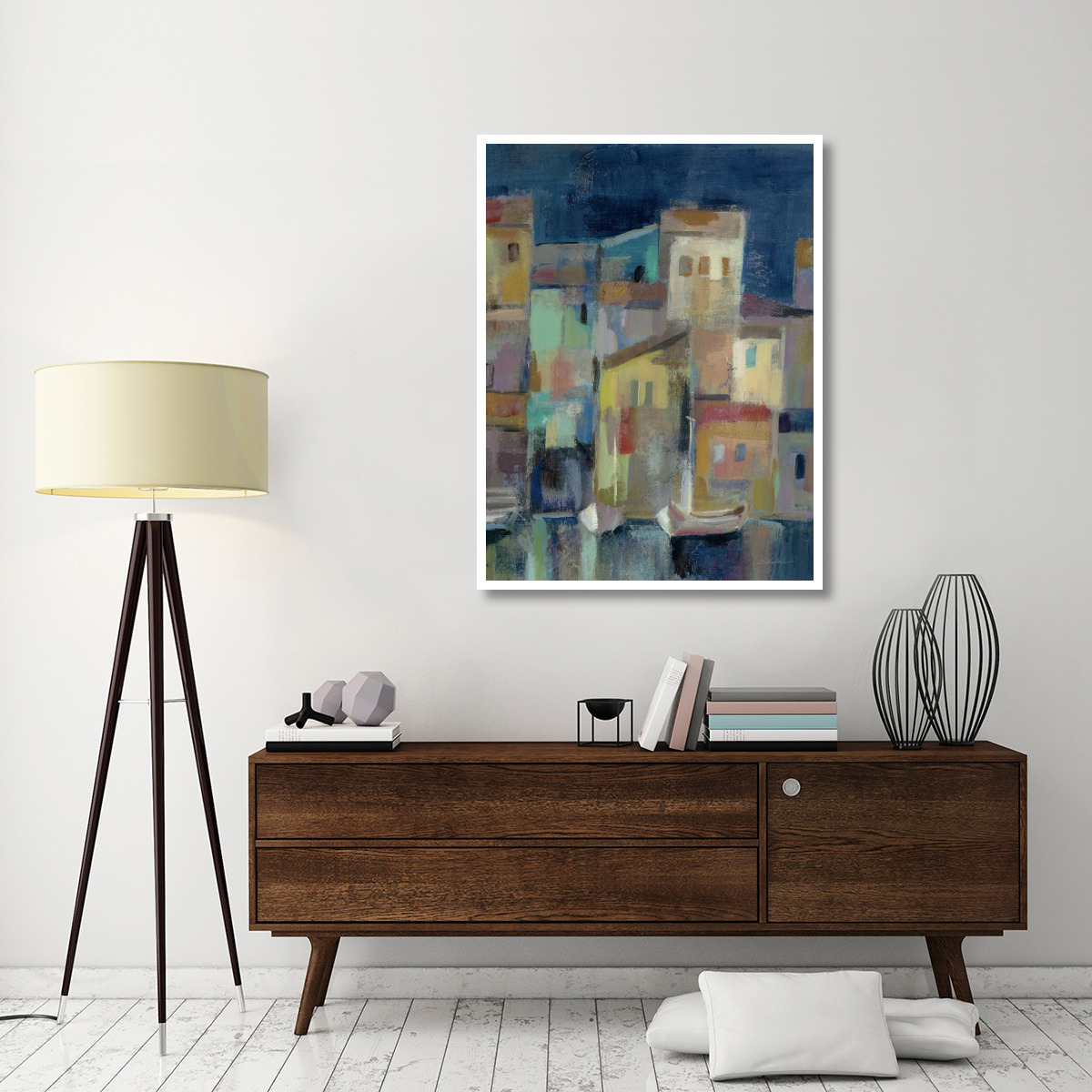 Evening I Port III -Paper Art-38&quotx50"