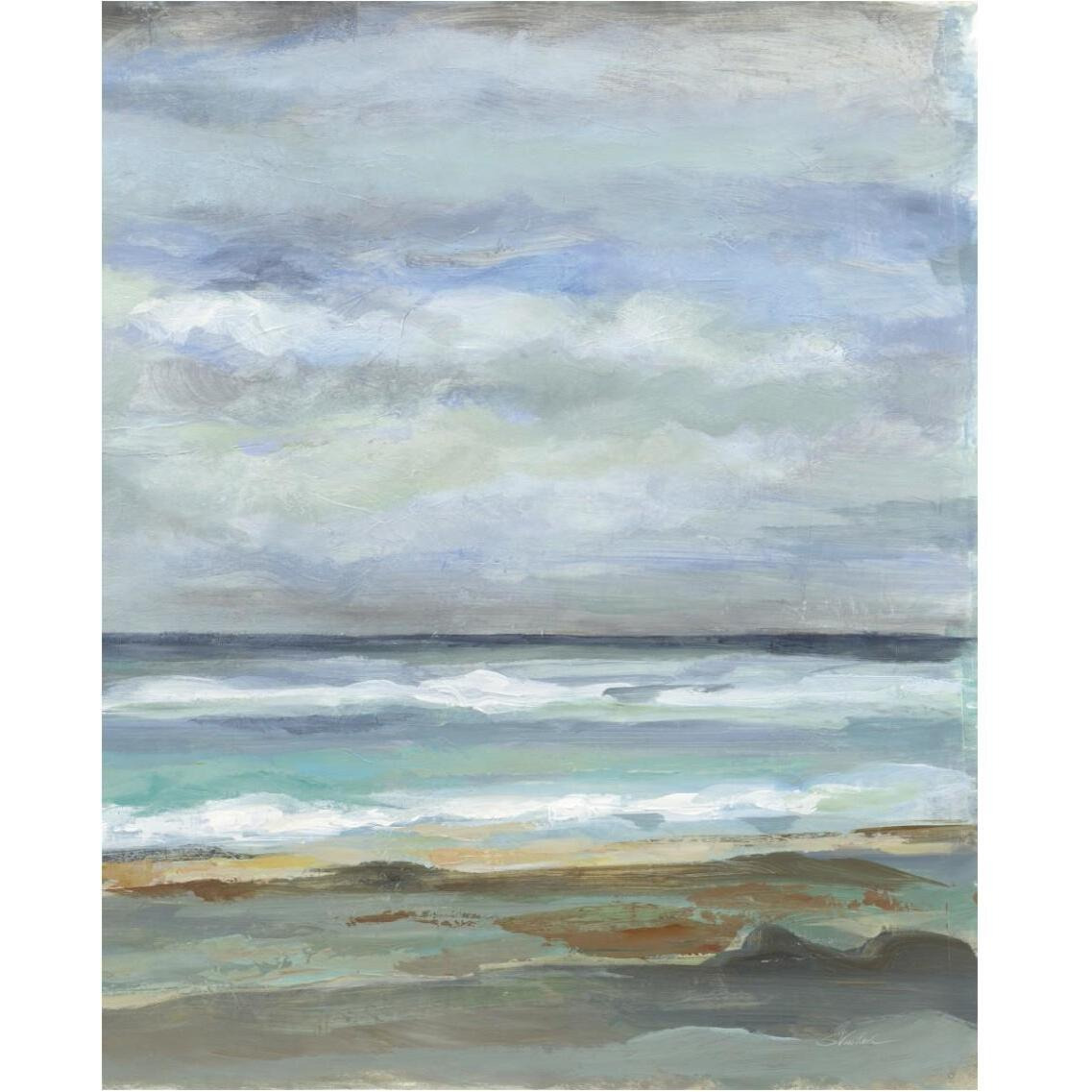 Seashore VIII -Paper Art-30&quotx37"