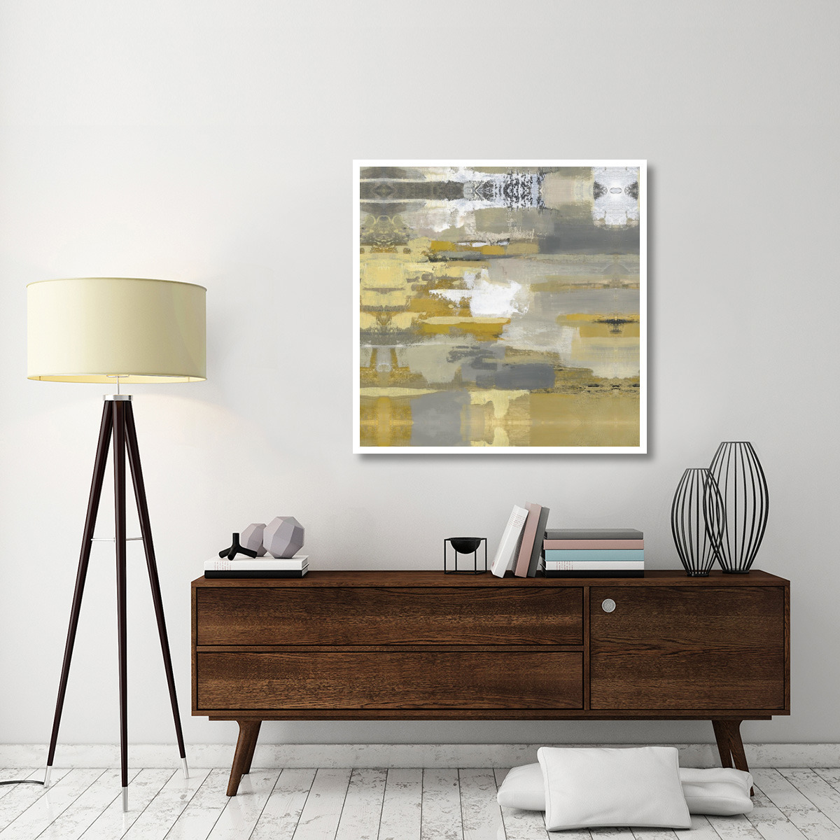 Urban Walkway III -Paper Art-42&quotx42"