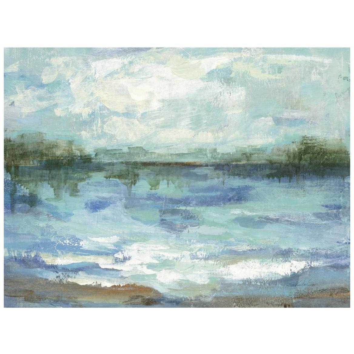 Mirrored Sky Crop -Paper Art-42&quotx32"