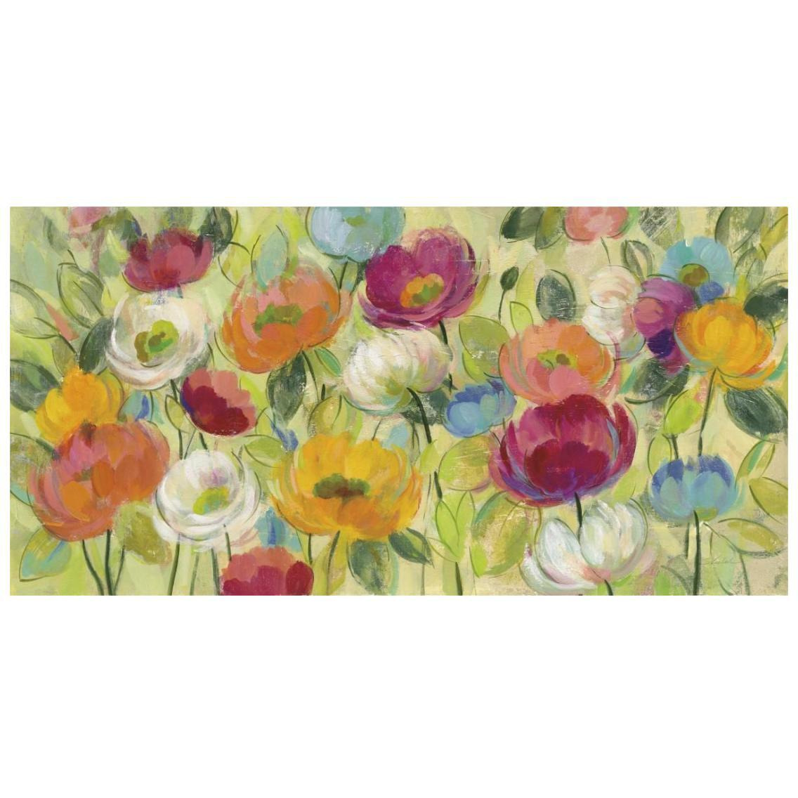 Chartreuse Garden -Paper Art-26&quotx14"