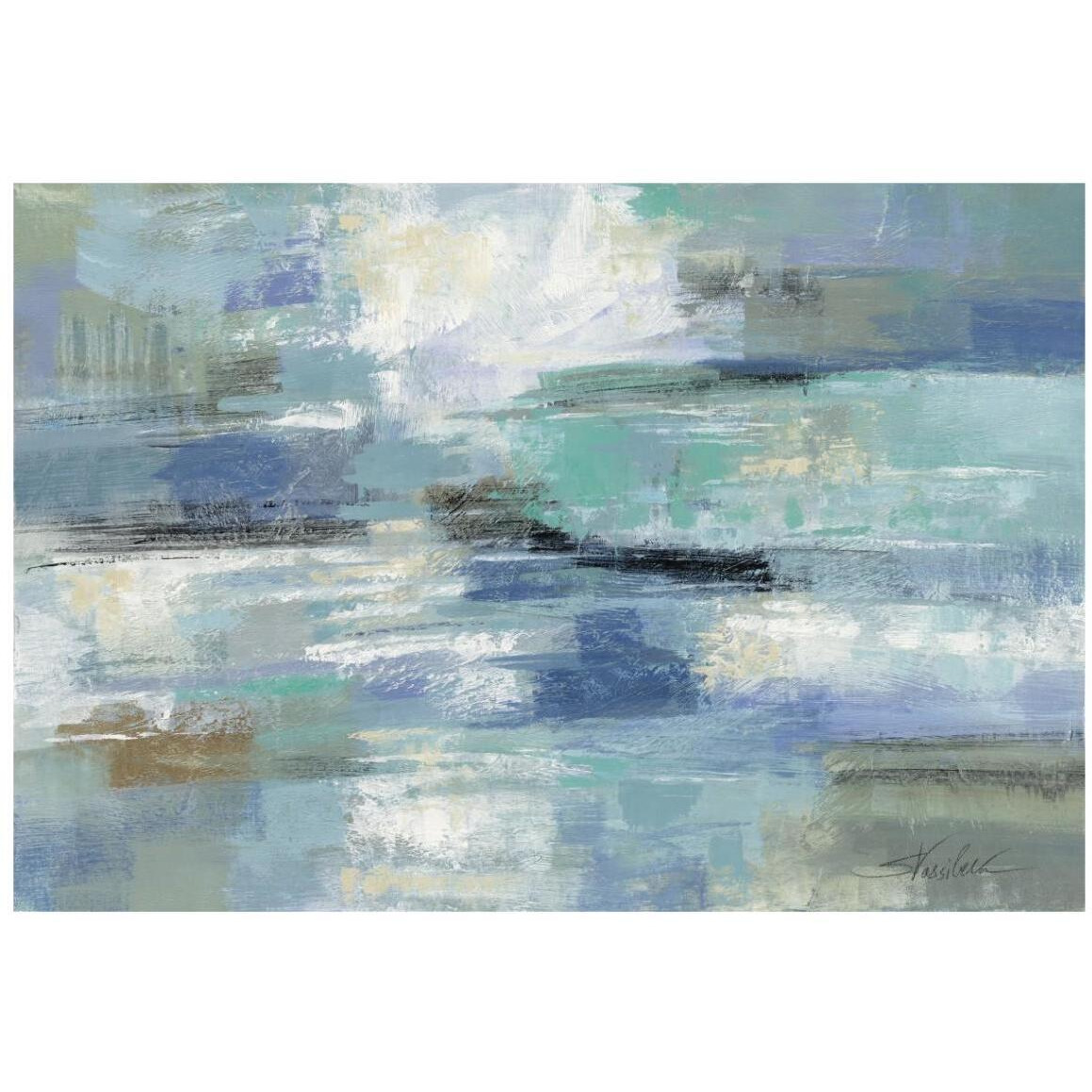 Clear Water -Paper Art-20&quotx14"