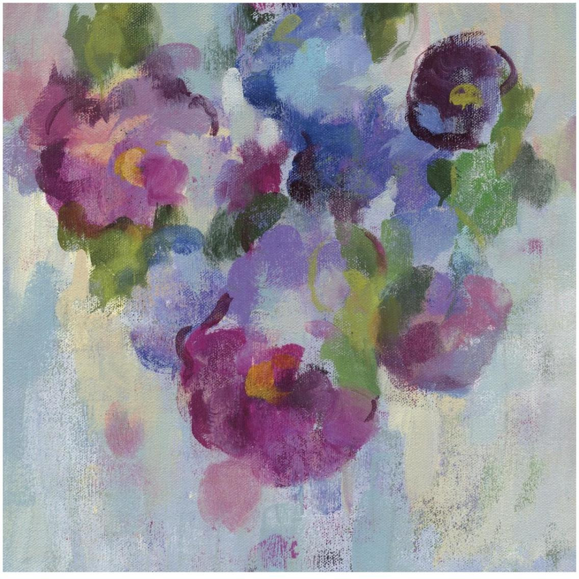 Pink and Blue III -Paper Art-32&quotx32"