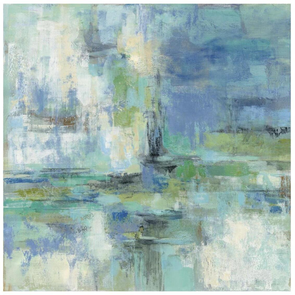 Morning Port -Paper Art-26&quotx26"